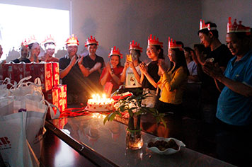 Employee birthday party